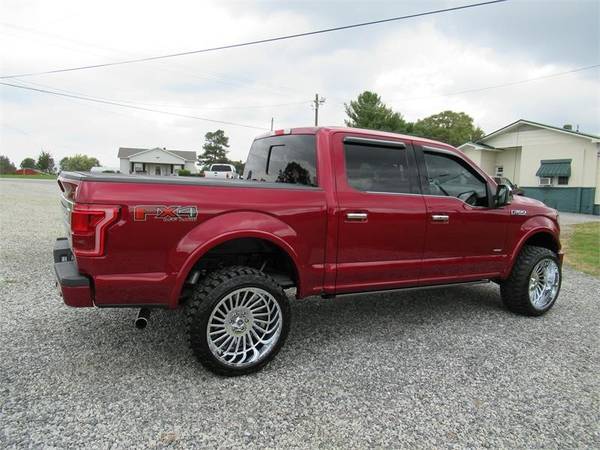 2015 FORD F150 PLATINUM, Maroon APPLY ONLINE-> BROOKBANKAUTO.COM!! -... for sale in Summerfield, NC – photo 10
