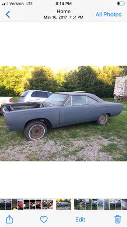 1968 Plymouth satellite - cars & trucks - by owner - vehicle... for sale in Laurelville, OH