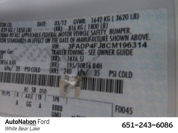 2012 Ford Fiesta SES SKU:CM196314 Hatchback for sale in White Bear Lake, MN – photo 20