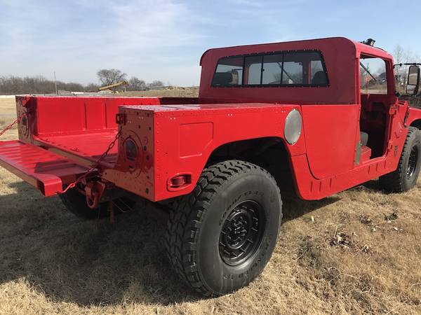 Military Humvee Truck 4X4 Pickup - RED | On-Road Title | Am General for sale in Tulsa, TX – photo 15