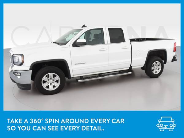 2018 GMC Sierra 1500 Double Cab SLE Pickup 4D 6 1/2 ft pickup White for sale in Montgomery, AL – photo 3