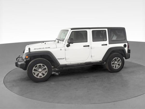 2015 Jeep Wrangler Unlimited Rubicon Sport Utility 4D suv White - -... for sale in Beaumont, TX – photo 4