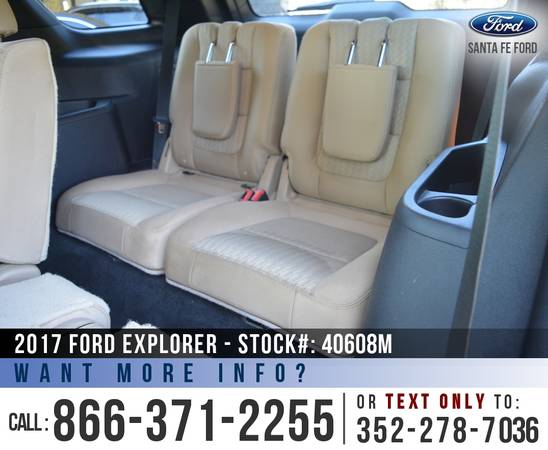 17 Ford Explorer 3rd Row, Bluetooth, Backup Camera, SiriusXM for sale in Alachua, FL – photo 18