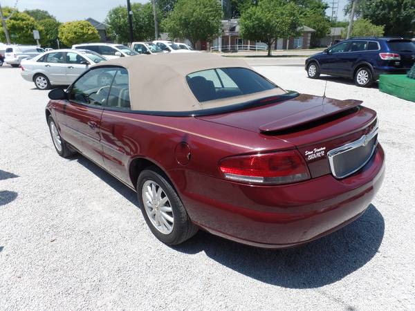2001 CHRYSLER SEBRING CONVERTIBLE for sale in Lafayette, IN – photo 3