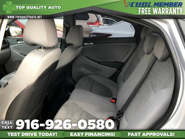 2017 Hyundai Accent SE Sedan for only $9,995 - cars & trucks - by... for sale in Rancho Cordova, CA – photo 15