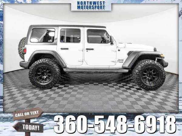 Lifted 2019 *Jeep Wrangler* Unlimited Sport 4x4 - cars & trucks - by... for sale in Marysville, WA – photo 4