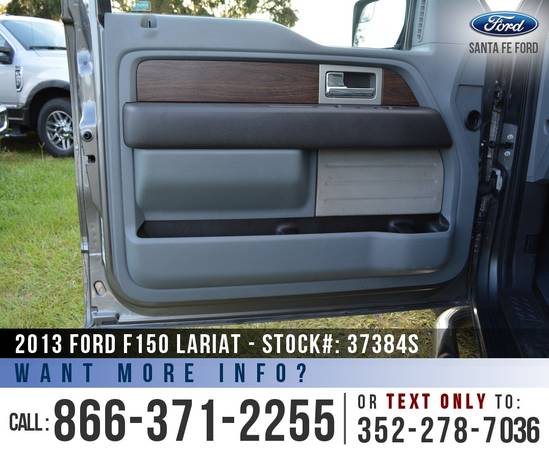 *** 2013 Ford F150 Lariat *** SYNC - Leather Seats - Flex Fuel Engine for sale in Alachua, FL – photo 12