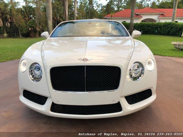 2013 Bentley Continental GT Convertible w/ 23,774 miles! Glacier W -... for sale in Naples, FL – photo 8