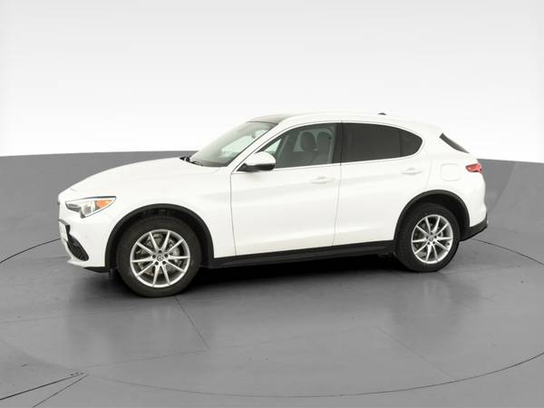 2018 Alfa Romeo Stelvio Ti Sport Utility 4D hatchback White -... for sale in Dallas, TX – photo 4