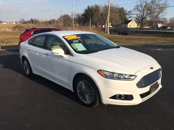 2014 FORD FUSION TITANIUM AWD - - by dealer - vehicle for sale in Hebron, IL – photo 7