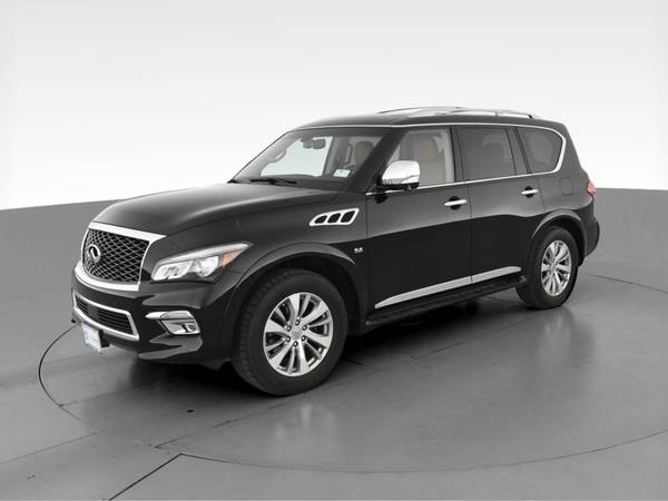 2016 INFINITI QX80 Sport Utility 4D suv Black - FINANCE ONLINE -... for sale in Washington, District Of Columbia – photo 3