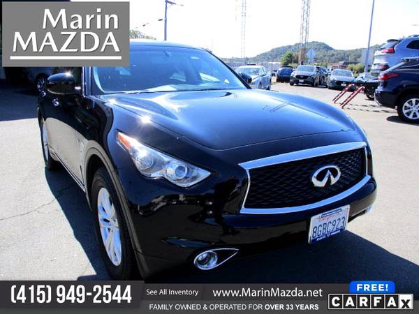 2017 Infiniti QX70 FOR ONLY $391/mo! - cars & trucks - by dealer -... for sale in San Rafael, CA – photo 3