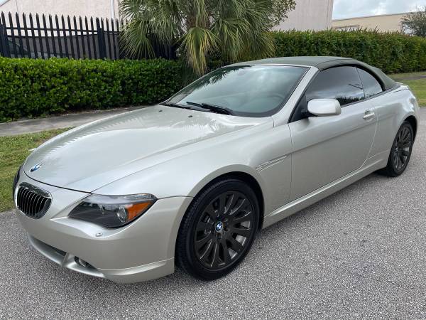 2004 BMW 645Cic Convertible 82k miles Mint - cars & trucks - by... for sale in Lake Park, FL – photo 2