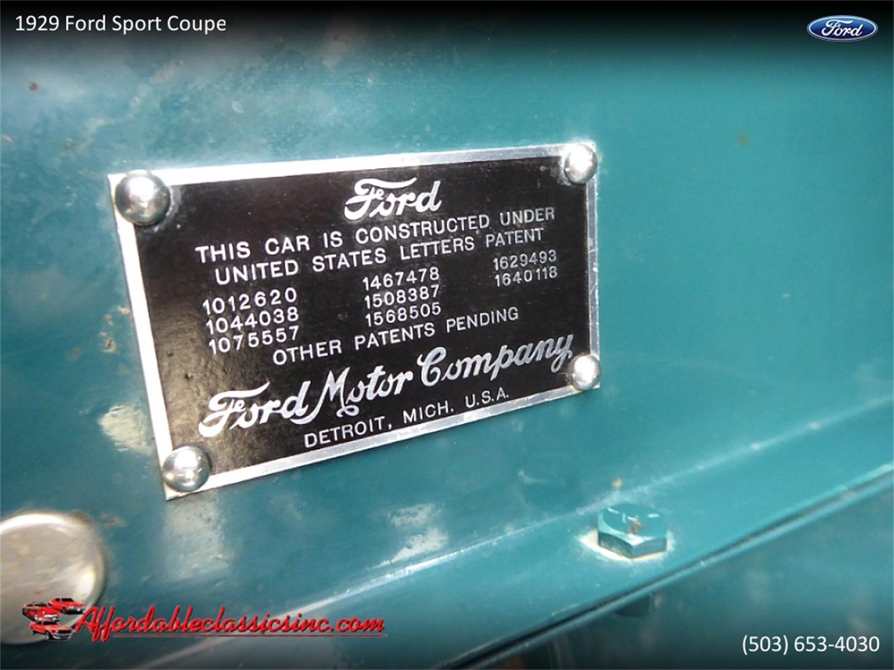 1929 Ford Coupe for sale in Gladstone, OR – photo 41