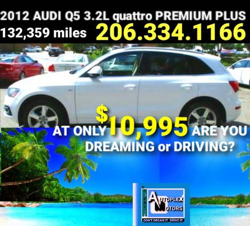 2012 AUDI Q5 quattro PREMIUM PLUS BLOWOUT - cars & trucks - by... for sale in Lynnwood, WA – photo 2