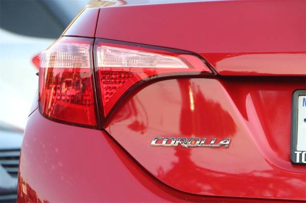 2017 Toyota Corolla LE sedan Red - cars & trucks - by dealer -... for sale in Palo Alto, CA – photo 12