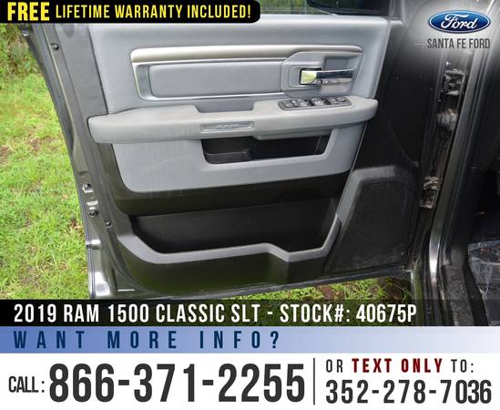 2019 RAM 1500 CLASSIC SLT *** Cruise Control, Flex Fuel, Bluetooth... for sale in Alachua, FL – photo 8
