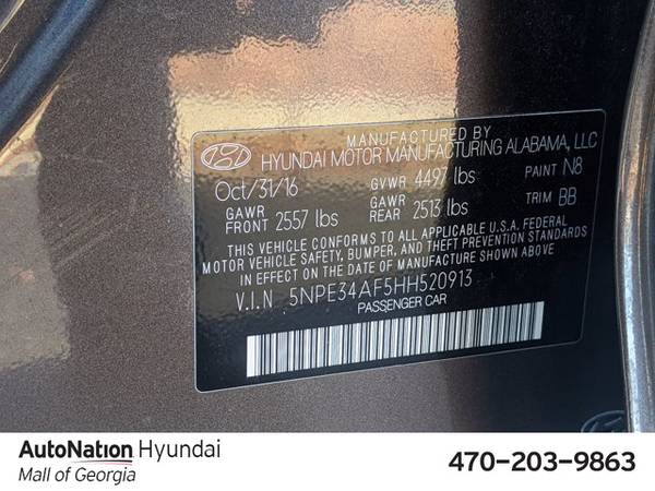 2017 Hyundai Sonata Sport SKU:HH520913 Sedan - cars & trucks - by... for sale in Buford, GA – photo 24