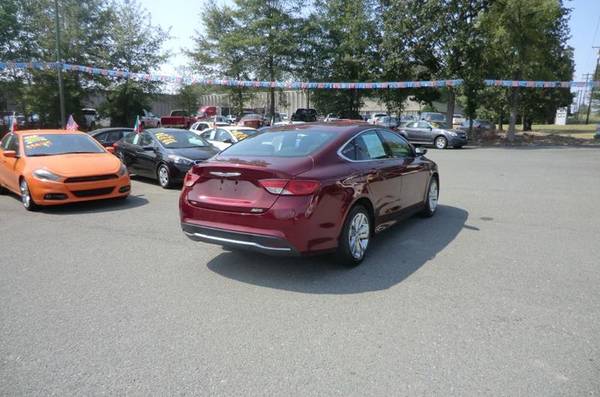 2015 Chrysler 200 Limited 4dr Sedan RED * AS LOW AS $1,295 DOWN * for sale in Monroe, NC – photo 7