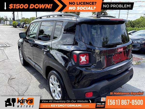325/mo - 2018 Jeep Renegade Latitude - - by dealer for sale in West Palm Beach, FL – photo 5