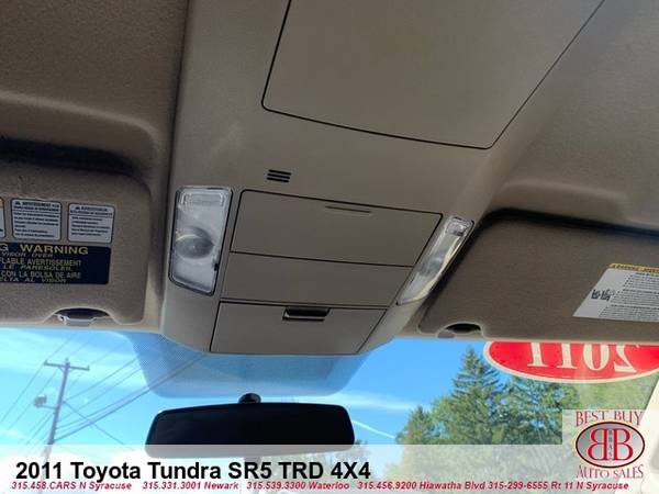 2011 TOYOTA TUNDRA SR5 TRD 4X4! WE FINANCE! EASY CREDIT APPROVAL!!!!!! for sale in N SYRACUSE, NY – photo 17