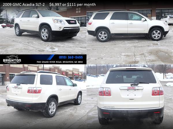 2012 GMC Acadia SLE AWD FOR ONLY 116/mo! - - by for sale in Brighton, MI – photo 4