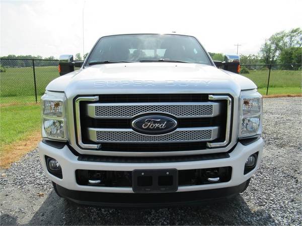 2015 FORD F350 SUPER DUTY PLATINUM, White APPLY ONLINE for sale in Summerfield, NC – photo 18