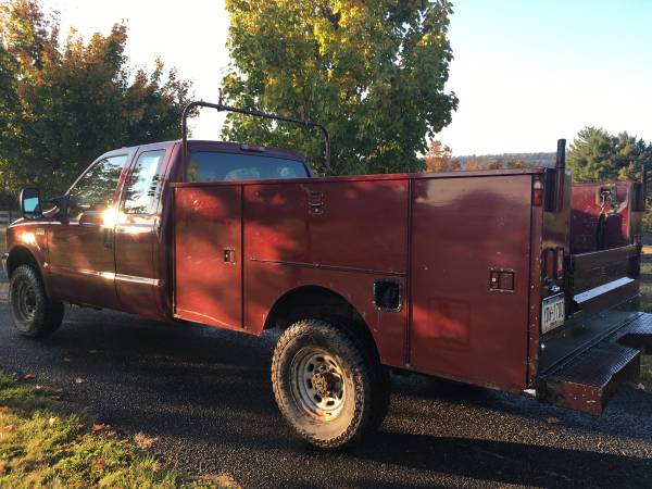 PRICE REDUCED 2000 F350 4x4 with 9' service body for sale in watsontown, PA – photo 2