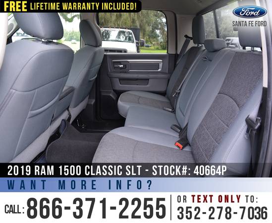 *** 2019 Ram 1500 Classic SLT 4WD *** SiriusXm - Flex Fuel - Camera... for sale in Alachua, FL – photo 18