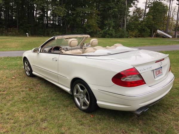 Mercedes CLK 550 AMG White Convertible FAST! for sale in Lunenburg , MA – photo 14