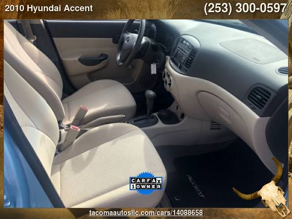 2010 Hyundai Accent GLS 4dr Sedan - - by dealer for sale in Tacoma, WA – photo 9