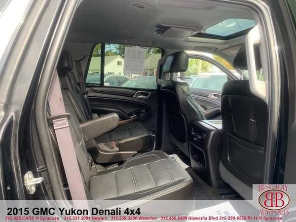 2015 GMC Yukon Denali 4X4 SUPER CLEAN EASY APPROVAL for sale in Syracuse, NY – photo 13