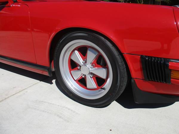 1985 Porsche Red/Red No Sunroof US Carrera Coupe for sale in Sacramento, IL – photo 17