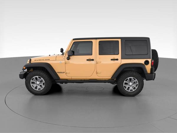 2014 Jeep Wrangler Unlimited Rubicon Sport Utility 4D suv Beige - -... for sale in Knoxville, TN – photo 5