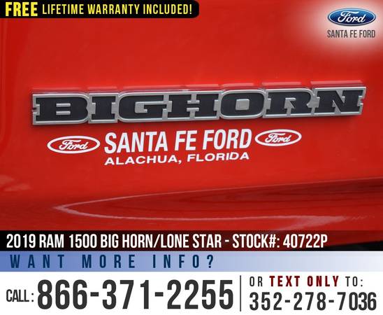 2019 Ram 1500 Big Horn/Lone Star *** Camera, SIRIUS, Bedliner *** -... for sale in Alachua, FL – photo 22