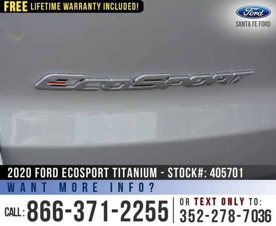 20 Ford EcoSport Titanium SAVE Over 7, 000 off MSRP! - cars for sale in Alachua, FL – photo 20