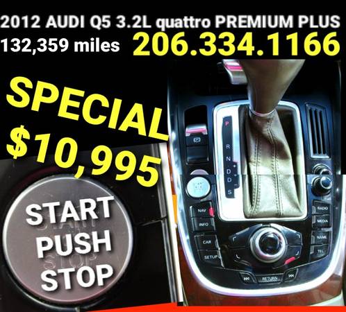 2012 AUDI Q5 quattro PREMIUM PLUS BLOWOUT - cars & trucks - by... for sale in Lynnwood, WA – photo 7