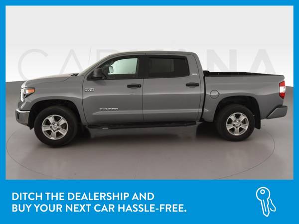 2018 Toyota Tundra CrewMax SR5 Pickup 4D 5 1/2 ft pickup Gray for sale in Washington, District Of Columbia – photo 4
