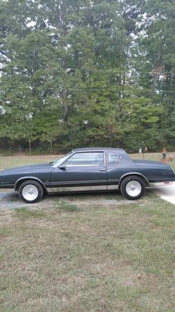 1986 Monte Carlo CL 4.3 Liter V-6 Fuel Injection. Low Miles. OBO! for sale in Asheboro, NC – photo 2