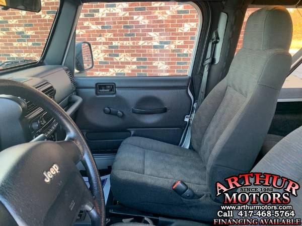 2004 Jeep Wrangler X - cars & trucks - by dealer - vehicle... for sale in Marshfield, MO – photo 8