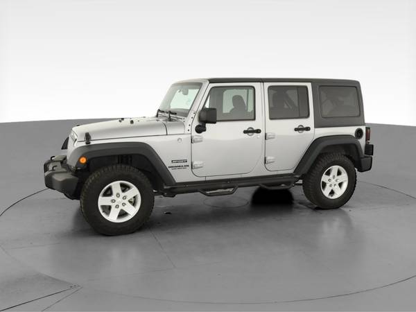 2013 Jeep Wrangler Unlimited Sport S SUV 4D suv Silver - FINANCE -... for sale in Chaska, MN – photo 4