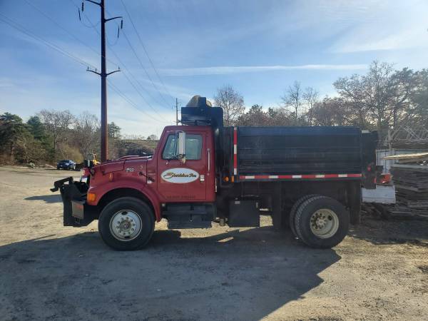 1995 International 4900 Dump Truck with Plow and Sander - cars &... for sale in Plymouth, MA – photo 3