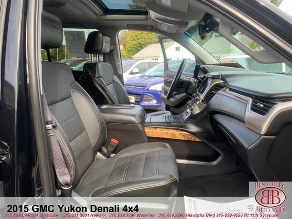 2015 GMC Yukon Denali 4X4 SUPER CLEAN EASY APPROVAL for sale in Syracuse, NY – photo 18