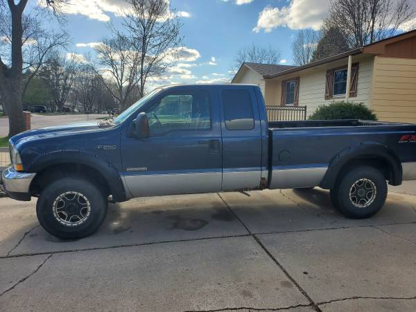 2004 f250 extended cab long box 4x4 diesel - - by for sale in Sioux Falls, SD – photo 4