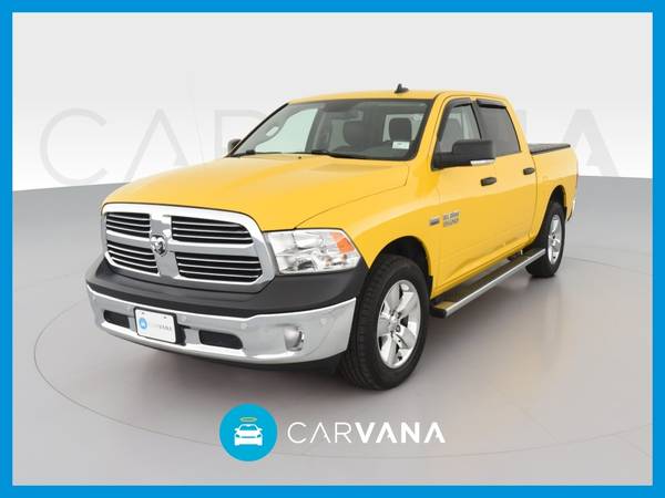 2016 Ram 1500 Crew Cab Big Horn Pickup 4D 5 1/2 ft pickup Yellow for sale in Champlin, MN