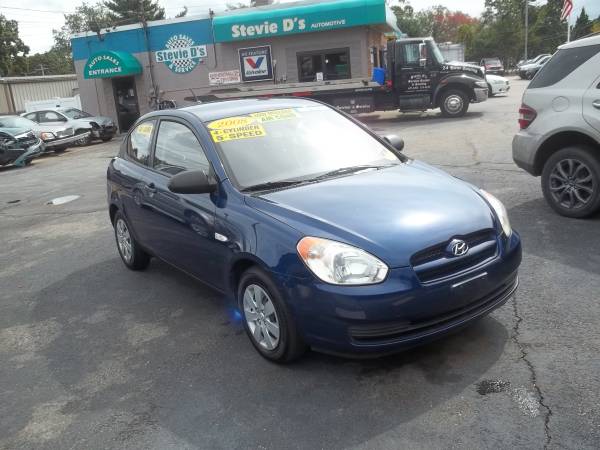 2008 HYUNDAI ACCENT GS 3 - DR. - 5 SPEED - A/C - 84K - MUST SEE -... for sale in Warwick, RI – photo 2