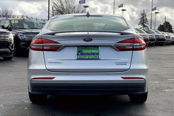 2019 Ford Fusion Hybrid Certified Electric Titanium Sedan - cars & for sale in Tacoma, WA – photo 4