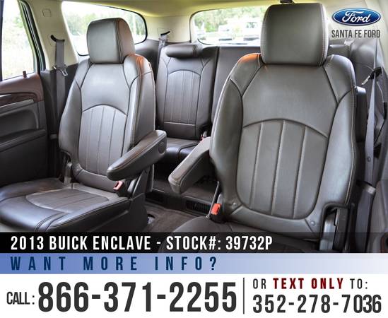 2013 BUICK ENCLAVE SUV *** Remote Start, Homelink, Leather Seats *** for sale in Alachua, FL – photo 19