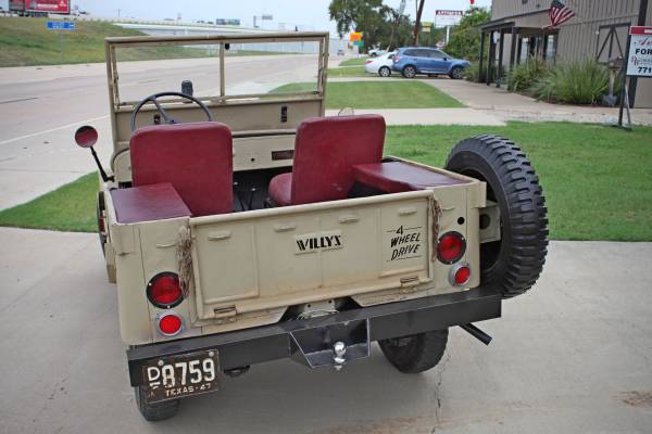 1947 WILLY'S CJ2A - cars & trucks - by dealer - vehicle automotive... for sale in Salado, TX – photo 21