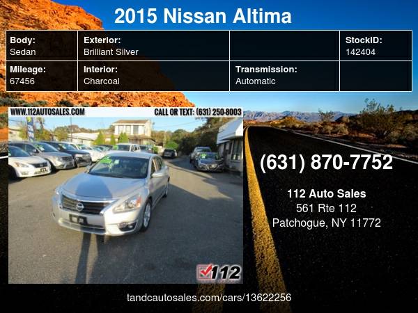 2015 Nissan Altima 4dr Sdn I4 2.5 S - cars & trucks - by dealer -... for sale in Patchogue, NY – photo 23